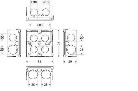 1 gang metal box dimensions|standard gang box size.